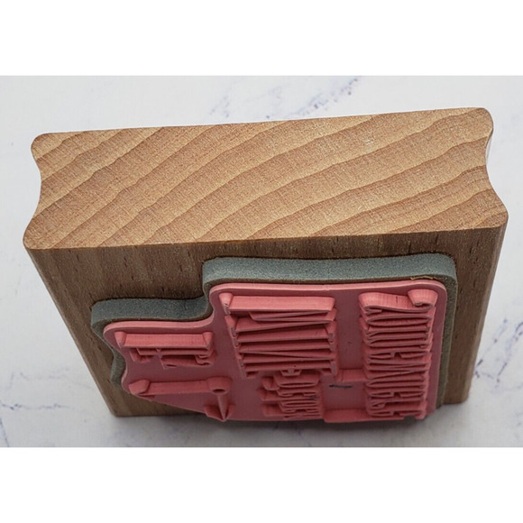 Studio G It’s Wine O’Clock Somewhere! Hot Fudge Studios Rubber Stamp Hampton Art - Picture 5 of 7